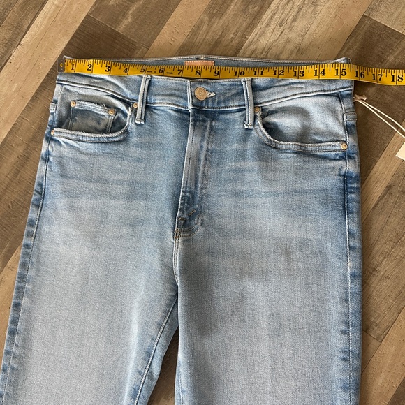 Mother The Insider Crop Step Fray Jeans NWT 30 - Picture 7 of 15
